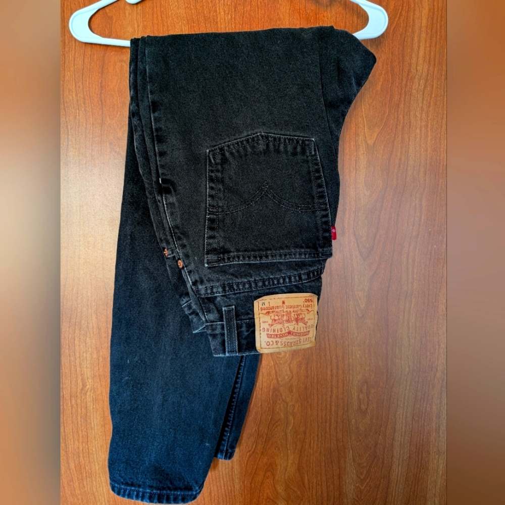 Vintage Black 550 Levi's